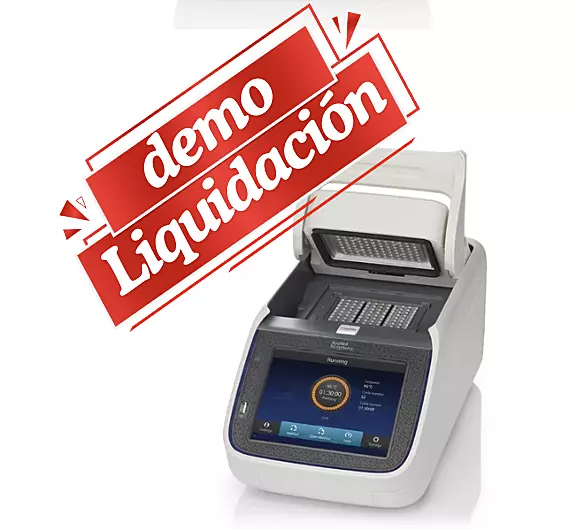 Termociclador SimpliAmp de punto final. Bloque para 96 pozos de 0.2 mL. Potencia de 600 W, voltaje 100-240 V. Marca Applied Biosystems. Catálogo A24811 (DEMO)