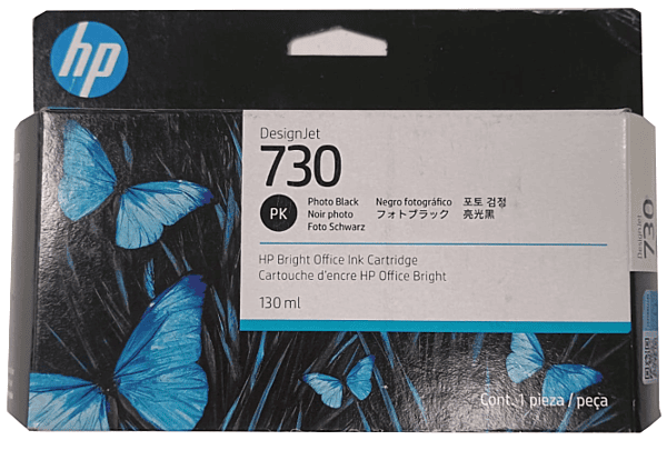 Tinta HP Plotter 730 PK - Negro fotografico 130ml