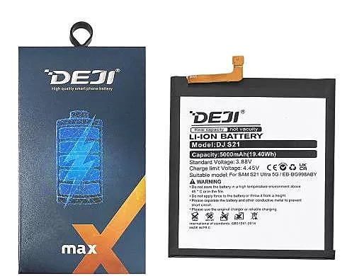 Batería DEJI para Samsung Galaxy S21 Ultra 5G (Modelo EB-BG998ABY)