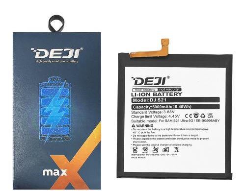 Batería DEJI para Samsung Galaxy S21 Ultra 5G (Modelo EB-BG998ABY)