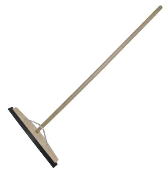 Floor Squeegee 24 Inch C/W Wooden Pole