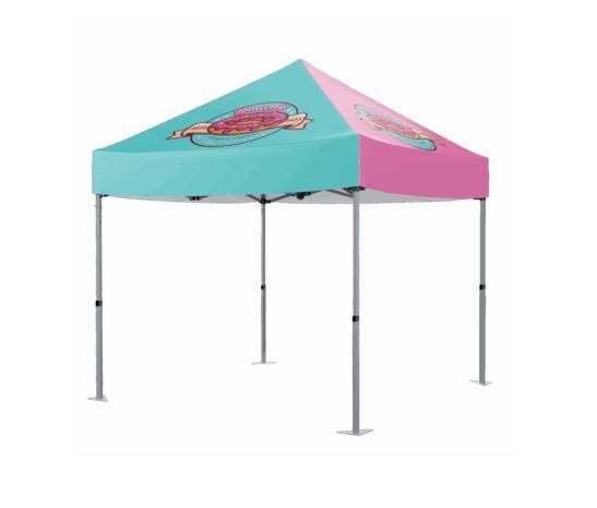 Gazebo 3 x 3m, Dye Sub, Econo Aluminium, Complete