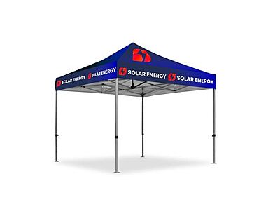 Gazebo 3 x 3m, Dye Sub, Hexagon Aluminium