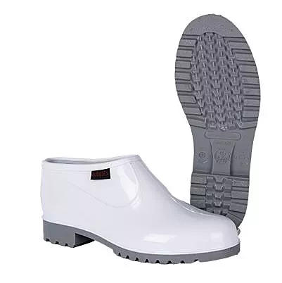 Marina White Grey Slip-on Shoe