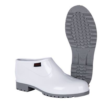 Marina White Grey Slip-on Shoe