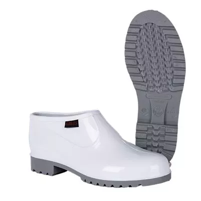 Marina White Grey Slip-on Shoe
