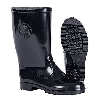 Marina Black Black Gumboot