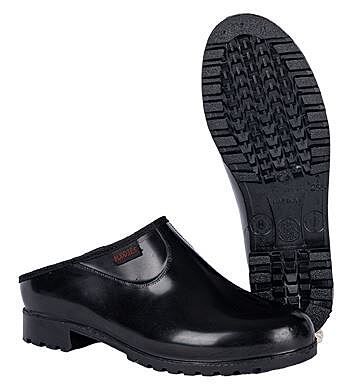 Marina Black Black Slip-on Clog