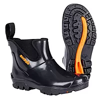 Shova Black Chelsea Ankle Gumboot