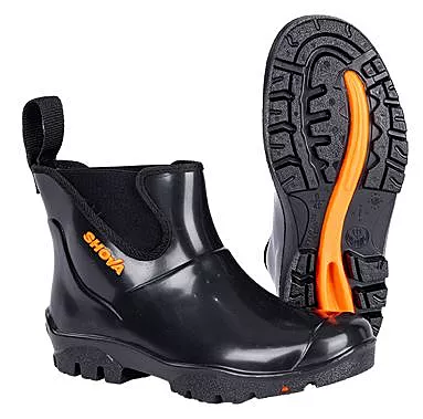 Shova Black Chelsea Ankle Gumboot