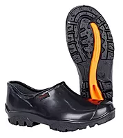 Shova Black Slip-on Shoe