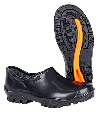 Shova Black Slip-on Shoe