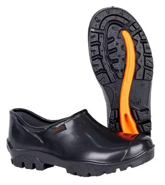 Shova Black Slip-on Shoe