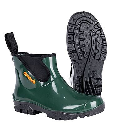 Shova Green Chelsea Ankle Gumboot