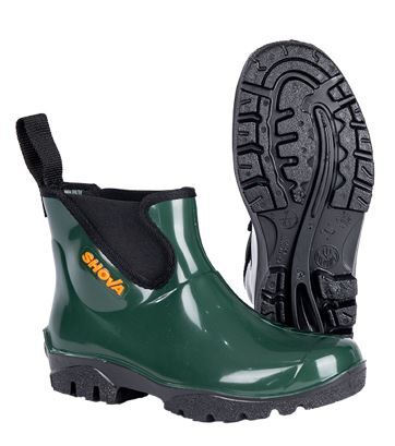 Shova Green Chelsea Ankle Gumboot