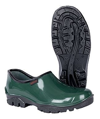 Shova Green Black Slip-on Shoe