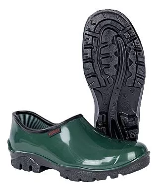 Shova Green Black Slip-on Shoe