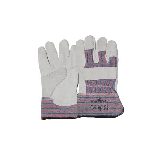 Candy Stripe Chrome Leather Glove