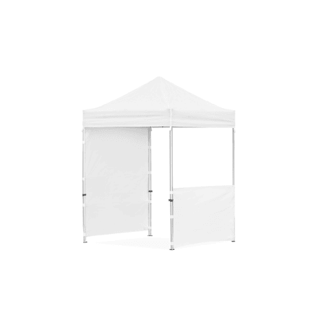 2m X 2m Gazebo Steel Frame - 1 Half-Wall - 1 Full-Wall
