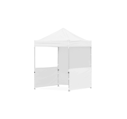 2m X 2m Gazebo Steel Frame - 2 Half-Wall - 1 Full-Wall