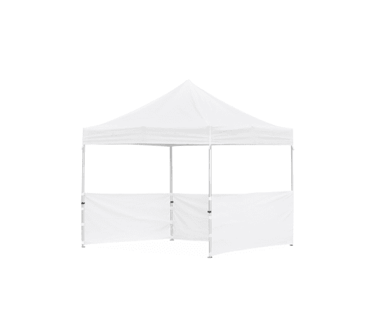 3m X 3m Gazebo Aluminium Frame - 3 Half-Wall