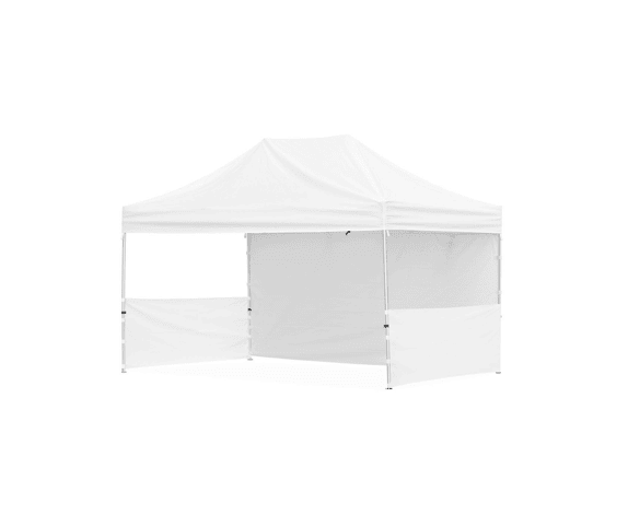 4.5m x 3m Gazebo Steel Frame - 1 L/Full-Wall - 2 S/Half-Wall