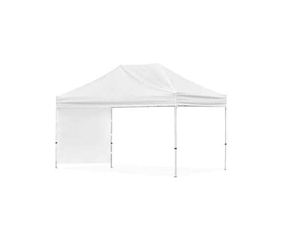 4.5m x 3m Gazebo Steel Frame - 1 S/Full-Wall