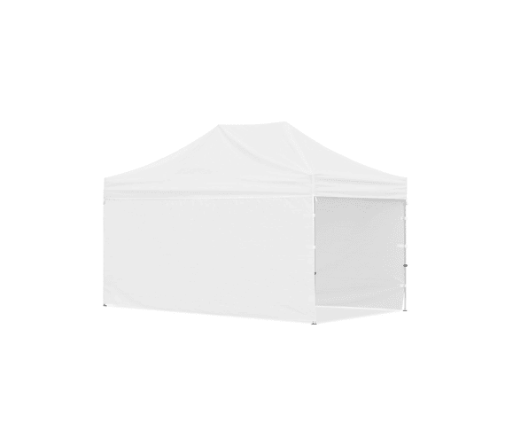 4.5m x 3m Gazebo Steel Frame - 2 L/Full-Wall