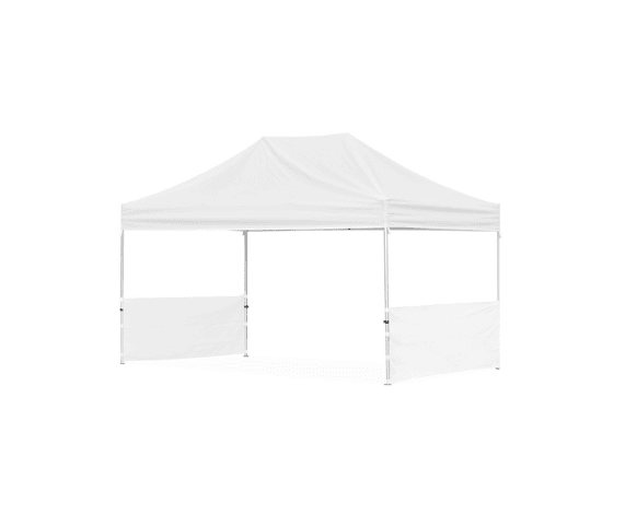 4.5m x 3m Gazebo Steel Frame - 2 S/Half-Wall