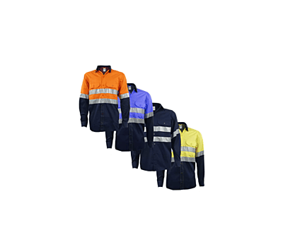 Vented Reflective Mining Shirt