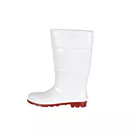 Pioneer White With Red Sole Gumboot