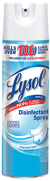 Lysol Disinfectant Spray, Crisp Linen 19 oz.