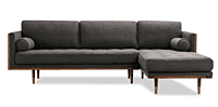Linda Sectional L Shaped Sofa - Left Aligned Linda Sectional L Shaped Sofa - Left Aligned