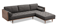 Linda Sectional L Shaped Sofa - Left Aligned Linda Sectional L Shaped Sofa - Left Aligned