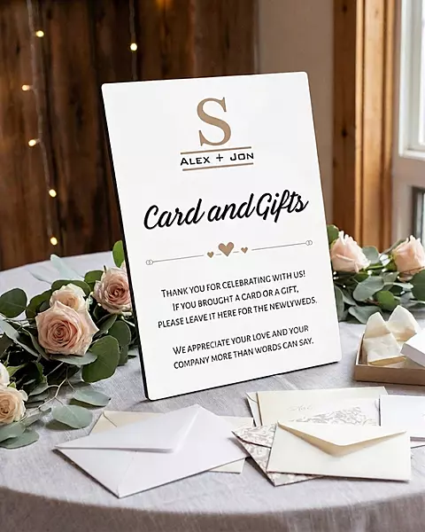 Knot Series Reception Easel Signs