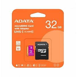 Carte Micro SD 32 Go Class10 ADATA avec adaptateur