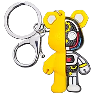 Cartoon Mechanical Bear Keychains