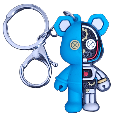 Cartoon Mechanical Bear Keychains
