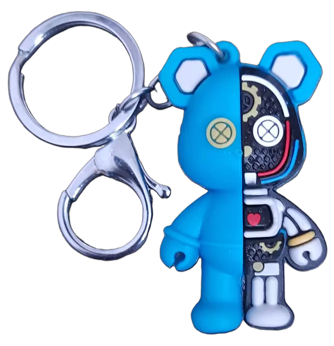Cartoon Mechanical Bear Keychains