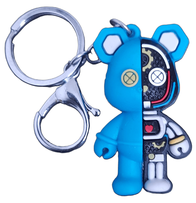 Cartoon Mechanical Bear Keychains