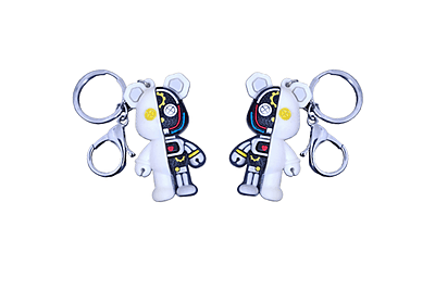 Cartoon Mechanical Bear Keychains