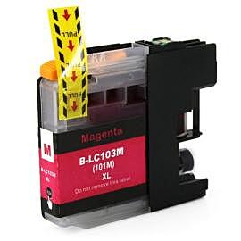 Cartouche Jet d'Encre Brother LC101/LC103 XL Compatible Magenta