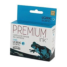 Cartouche Jet d'Encre Brother LC203 XL Compatible Cyan
