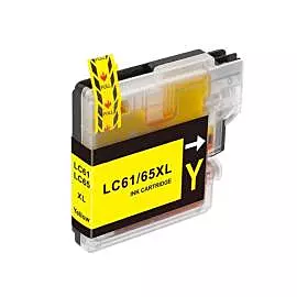 Cartouche Jet d'Encre Brother LC61Y XL Compatible Yellow