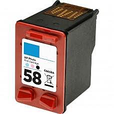 Cartouche Jet d'Encre HP 58 Compatible Photo Color