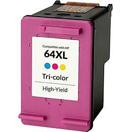 Cartouche Jet d'Encre HP 64 XL Compatible Color