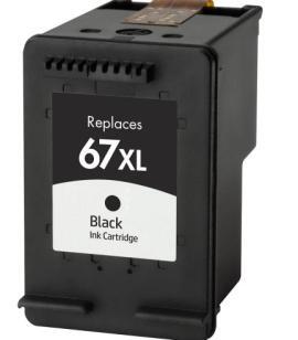 Cartouche Jet d'Encre HP 67 XL Compatible Black