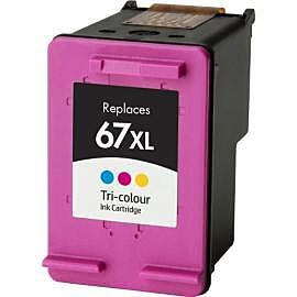 Cartouche Jet d'Encre HP 67 XL Compatible Color