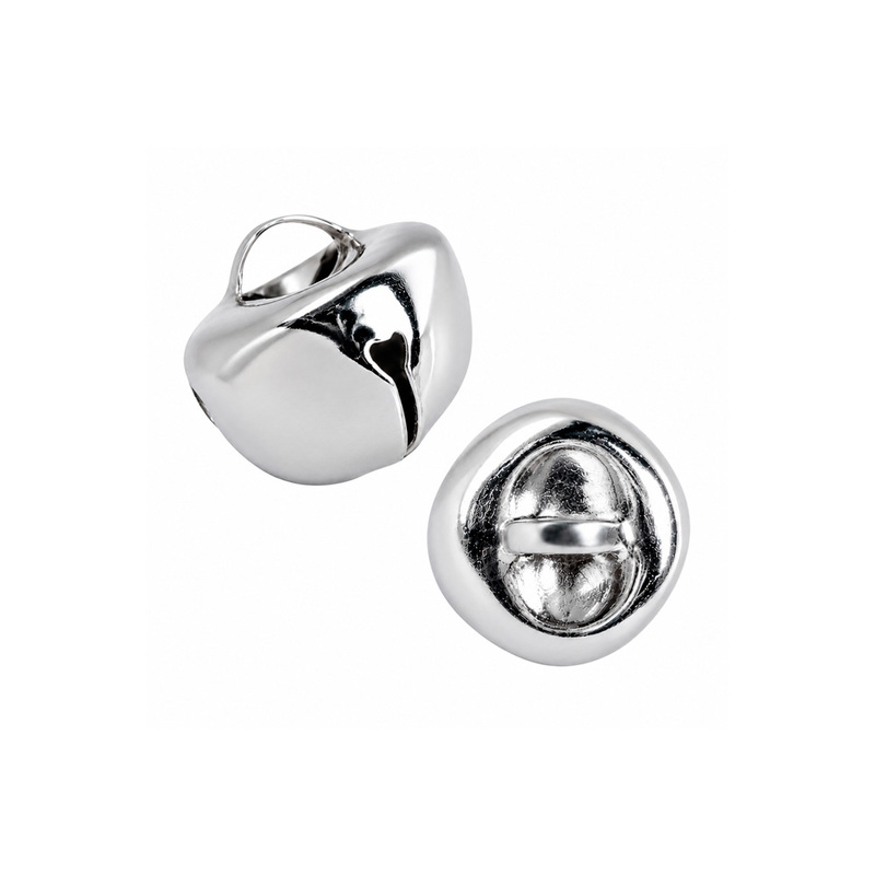 Cascabel 13Mm Plata Paquete X 100 Unidades Cascabel 13Mm Plata Paquete X 100 Unidades