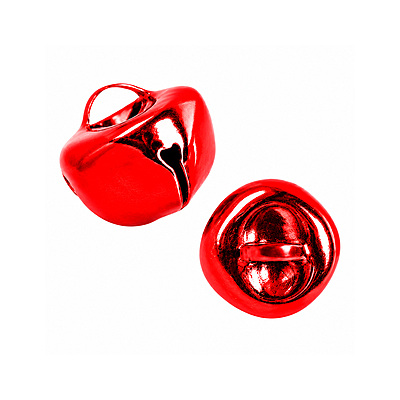 Cascabel 18Mm Rojo Paquete X 100 Unidades